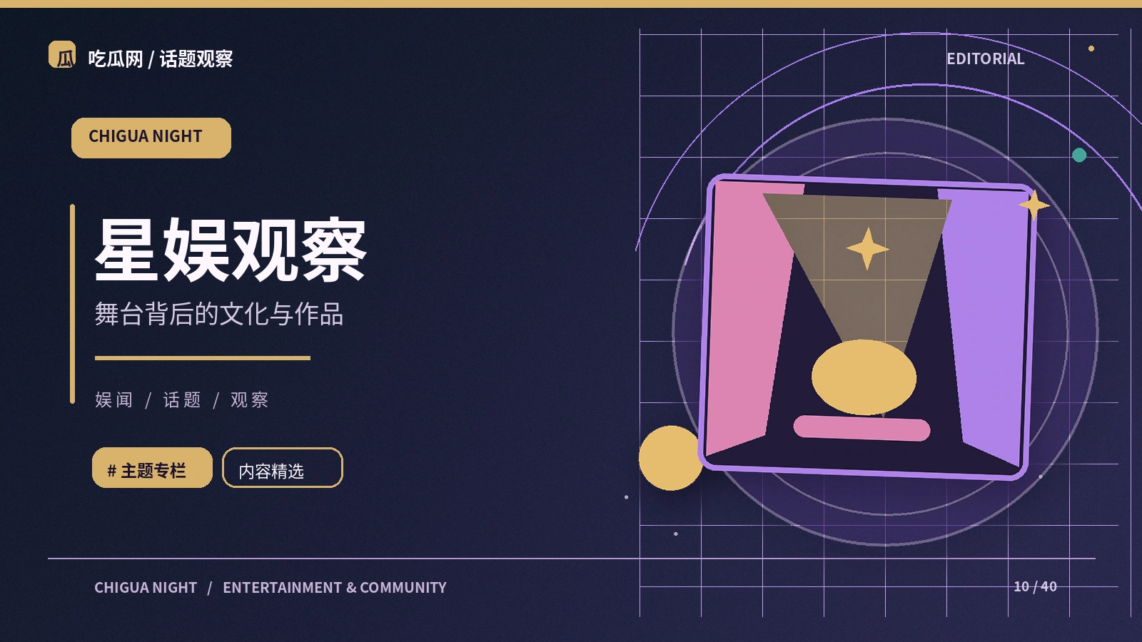 娱乐编辑主题图片